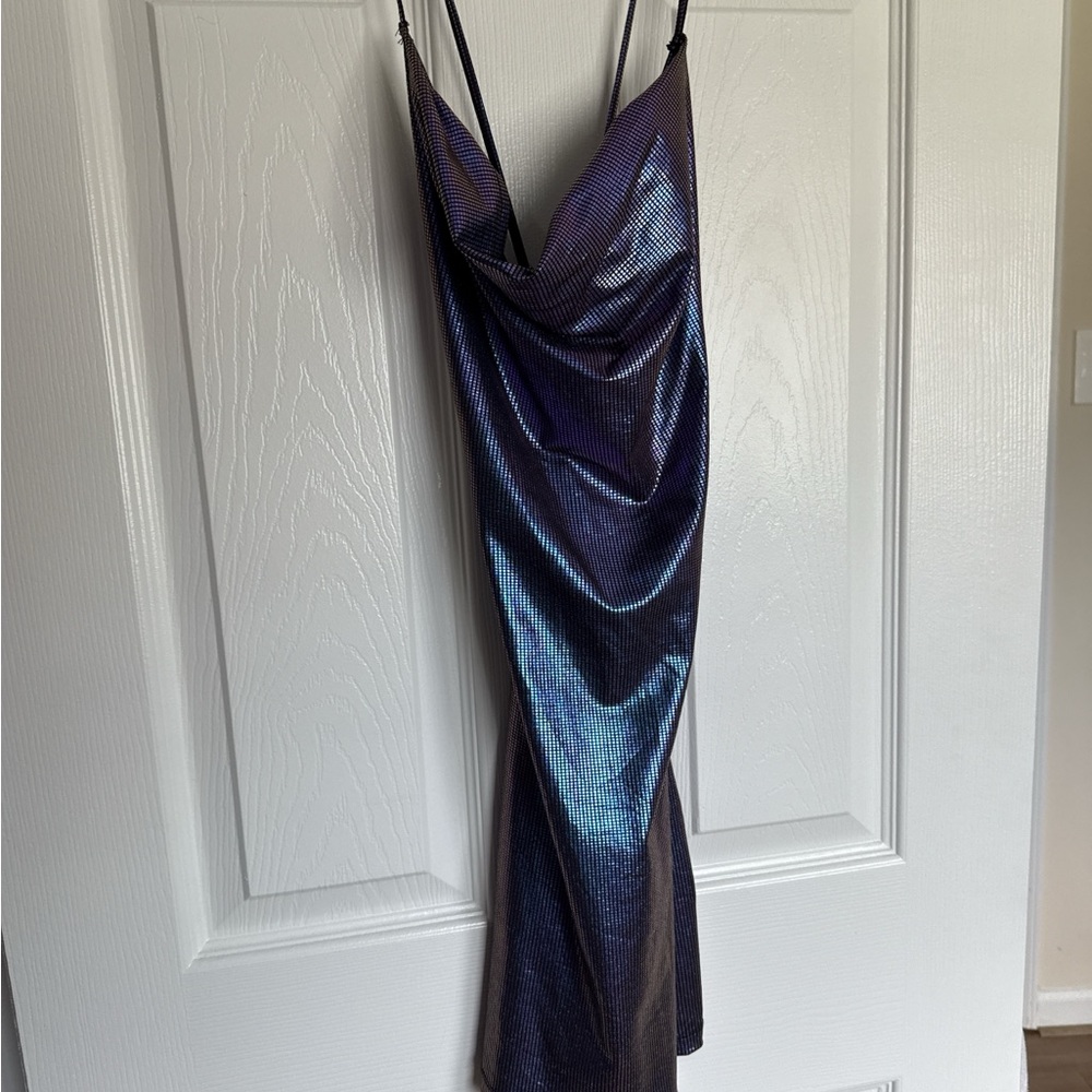 Source Unknown Backless Iridescent Dress